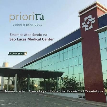 Fachada do São Lucas Medical Center, onde fica a Clínica Prioritá, em Sobral